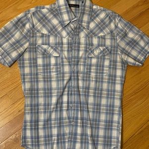 7 Diamonds size M short sleeved button down